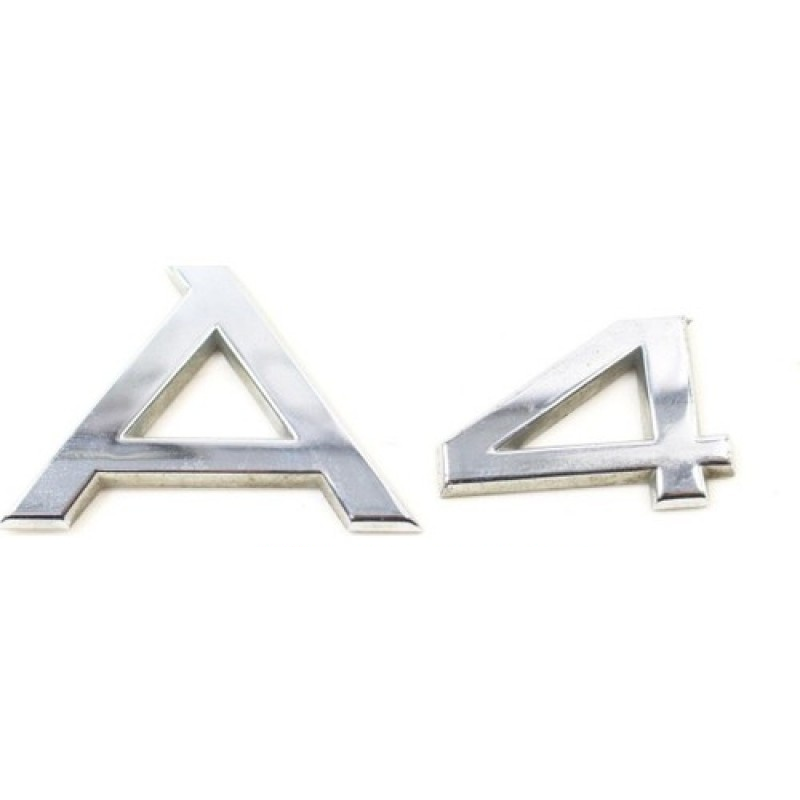 AUDİ A4 ARKA BAGAJ YAZISI KROM - resim 1