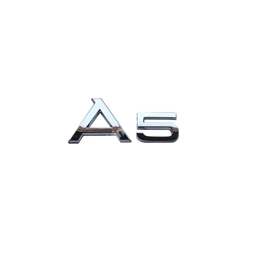AUDİ A5 ARKA BAGAJ YAZISI KROM - resim 1