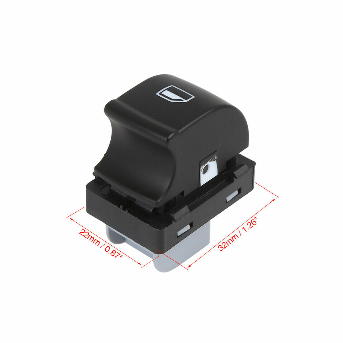 AUDI A6 2005 - 2011 CAM AÇMA DÜĞMESİ TEKLİ - resim 1
