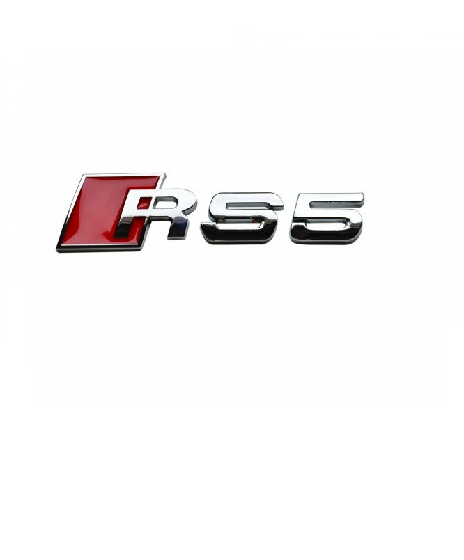 AUDİ RS5 ARKA BAGAJ YAZISI KROM KIRMIZI - resim 1