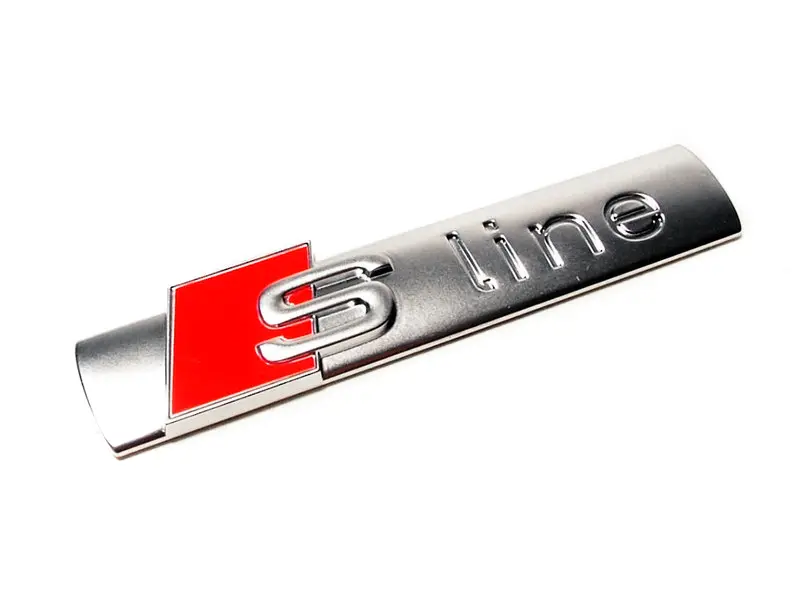 AUDİ S Line ARKA BAGAJ YAZISI KROM - resim 1