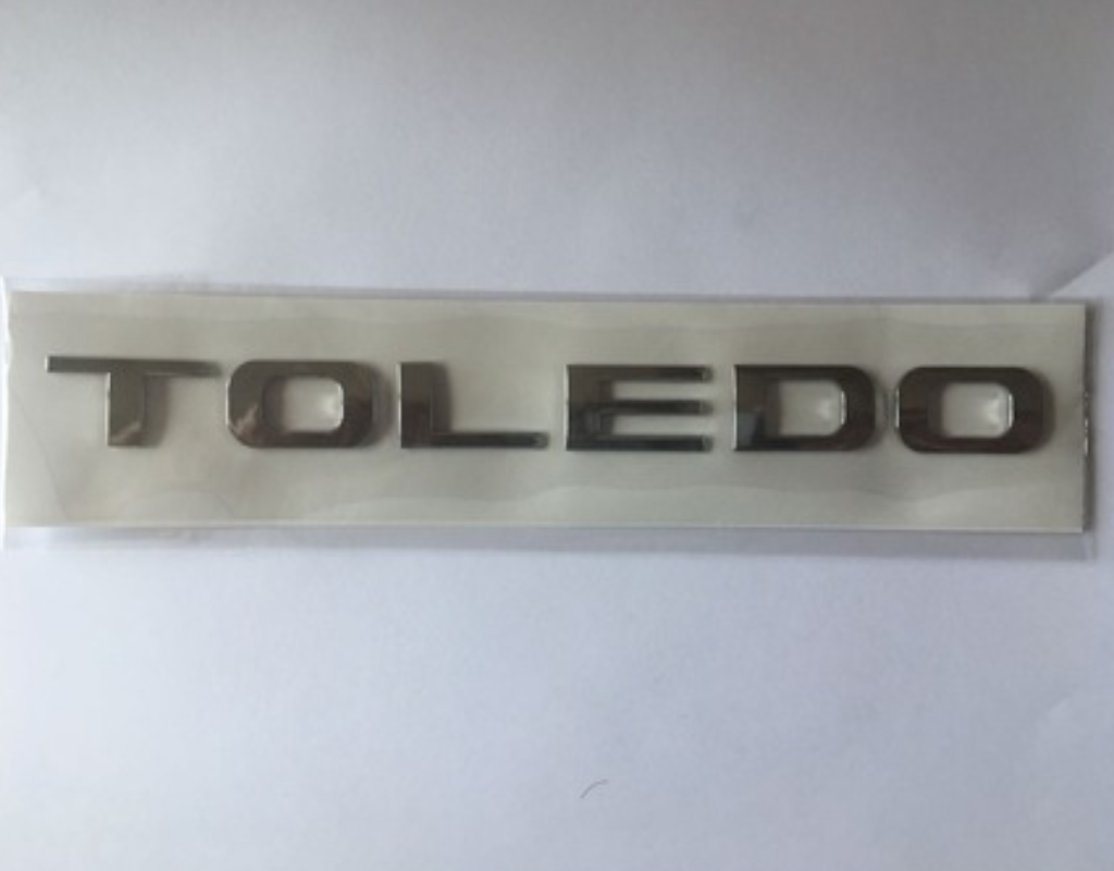 SEAT TOLEDO ARKA BAGAJ YAZISI KROM - resim 1