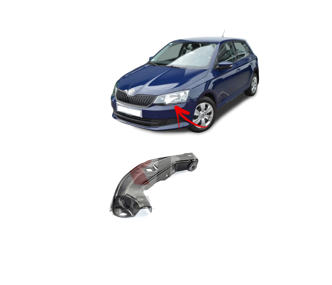 SKODA FABİA 2015 - 2019 SOL FAR ALT SACI TUTUCUSU - resim 1