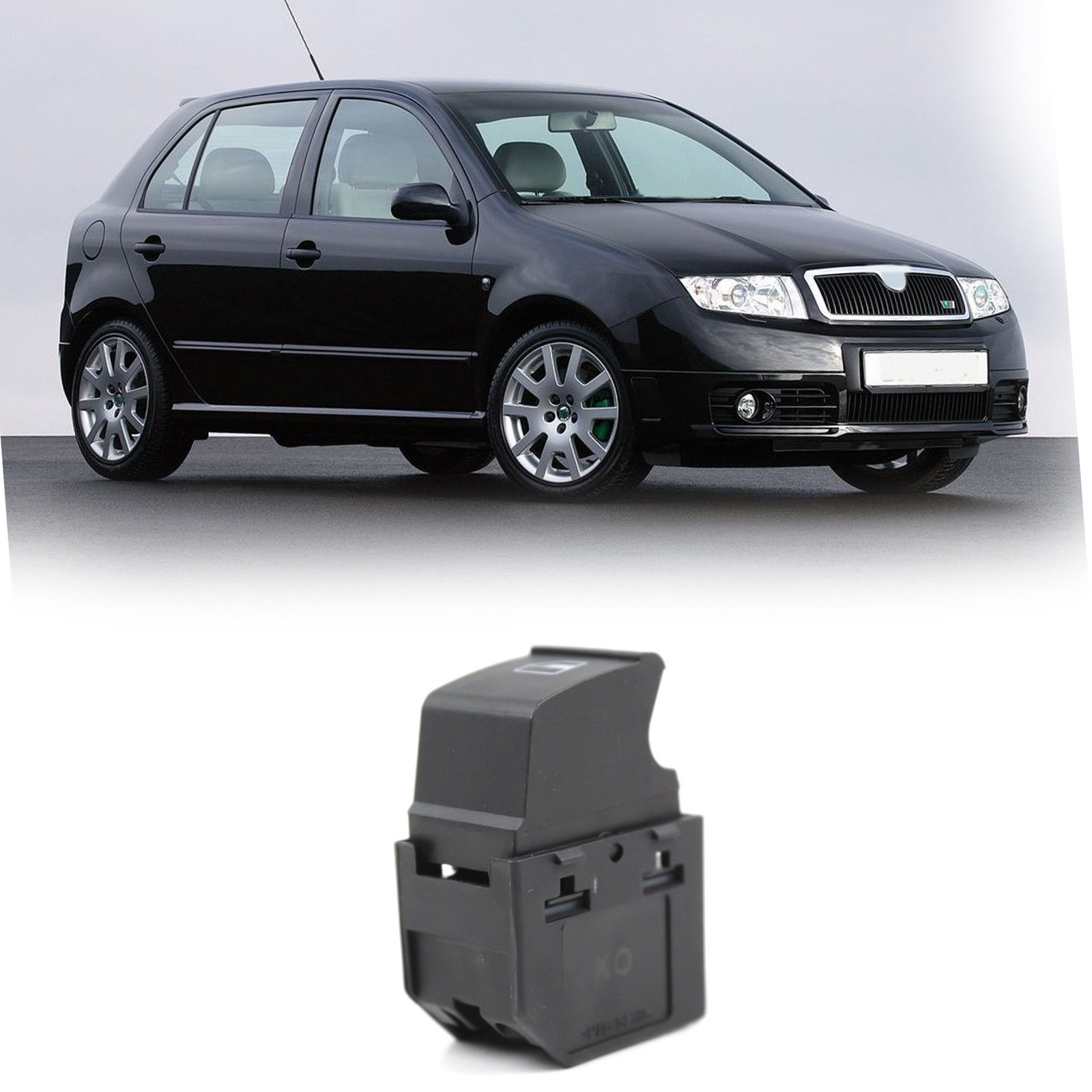 SKODA OCTAVİA 1999-2008 CAM AÇMA DÜĞMESİ TEK ARKA SAĞ - resim 1