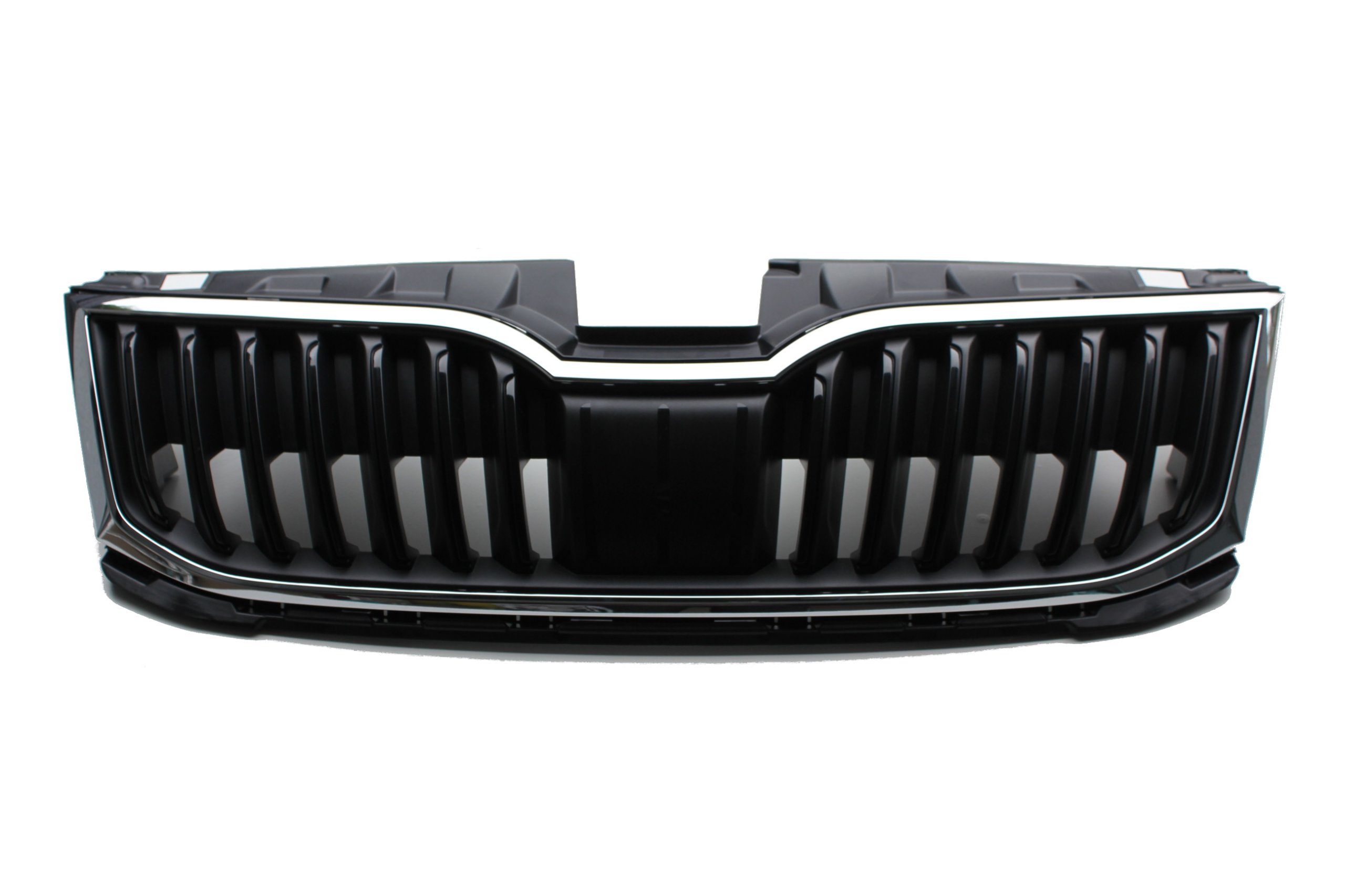 SKODA OCTAVİA 2013 - 2017 ÖN PANJUR ÜST PLASTİK KROM ÇERÇEVE - resim 1