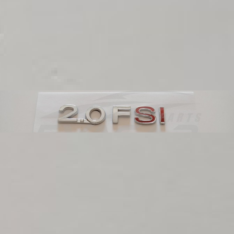 VOLKSWAGEN  2.0 FSİ ÇİFT KIRMIZI ARKA BAGAJ YAZISI - resim 1