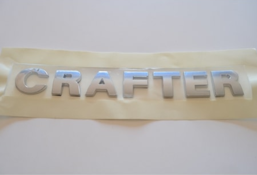 VOLKSWAGEN CRAFTER 2006 SONRASI ARKA BAGAJ YAZISI KROM - resim 1