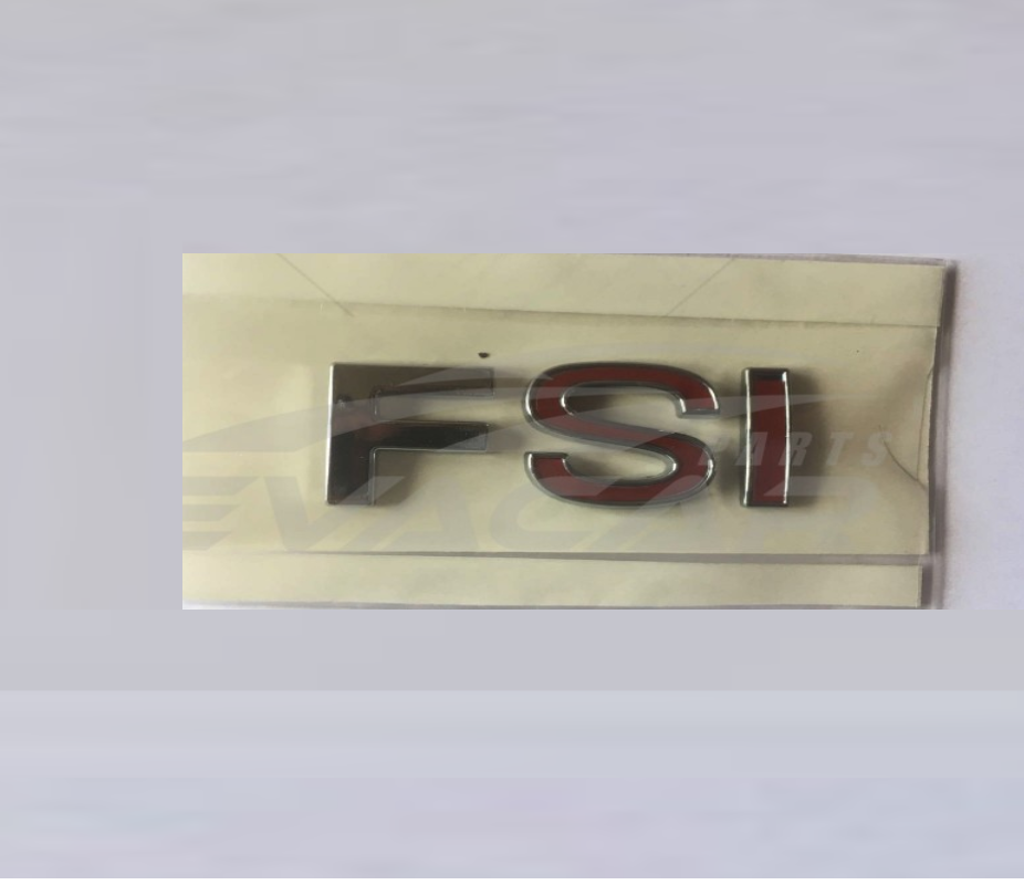 VOLKSWAGEN FSİ ÇİFT KIRMIZI ARKA BAGAJ YAZISI - resim 1