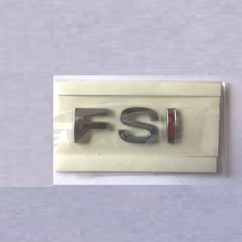 VOLKSWAGEN FSİ TEK KIRMIZI ARKA BAGAJ YAZISI - resim 1
