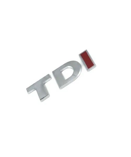 VOLKSWAGEN GOLF 6 TDİ TEK KIRMIZI ARKA BAGAJ YAZISI - resim 1