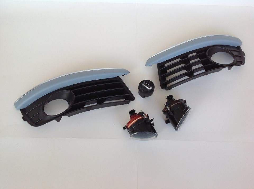 VOLKSWAGEN JETTA 2005 - 2010 ÖN SİS FARI SETİ + FAR ANAHTARI - resim 1