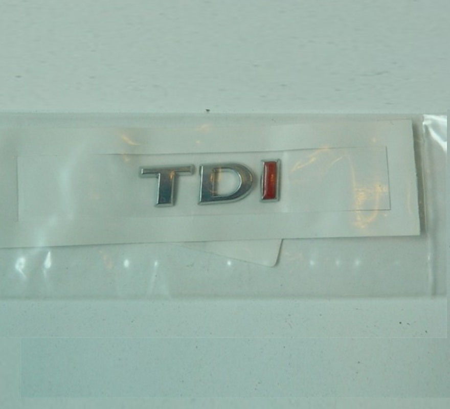 VOLKSWAGEN PASSAT 2010 SONRASI TDİ YAZI KÜÇÜK TEK KIRMIZI - resim 1
