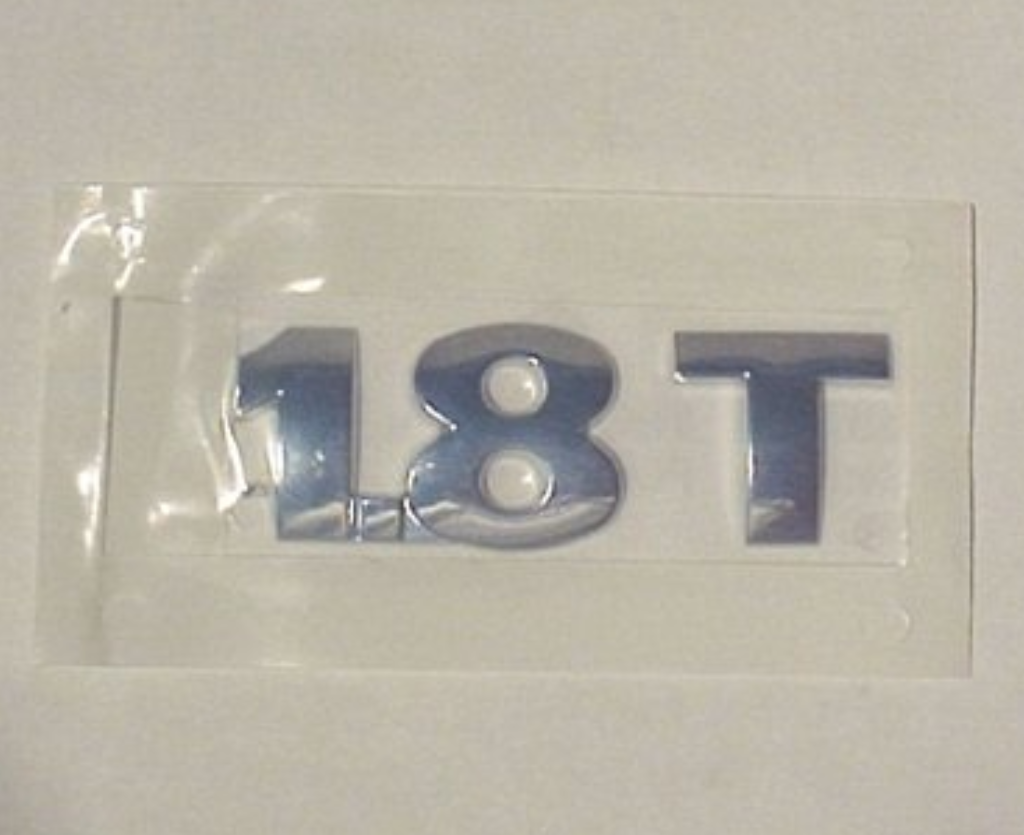 VOLKSWAGEN PASSAT B5 B5.5 1998-2005 1.8T ARKA BAGAJ YAZISI KROM - resim 1