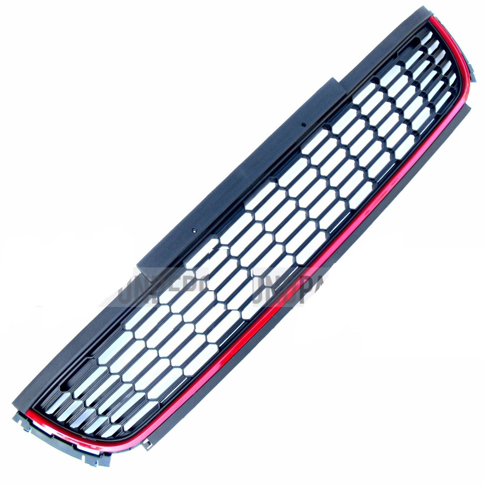 VOLKSWAGEN POLO 2010 - 2014 TAMPON ORTA IZGARA KIRMIZI ÇERÇEVE - resim 1