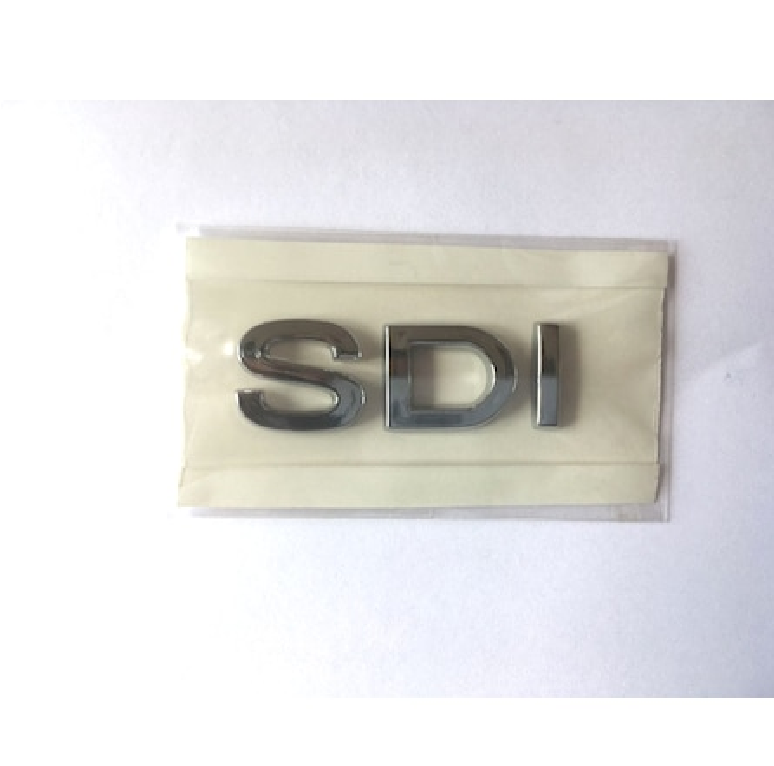 VOLKSWAGEN SDI ARKA BAGAJ YAZISI KROM - resim 1