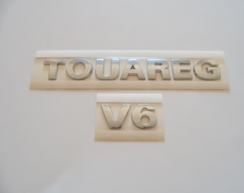 VOLKSWAGEN TOUAREG V6 ARKA BAGAJ YAZISI KROM - resim 1
