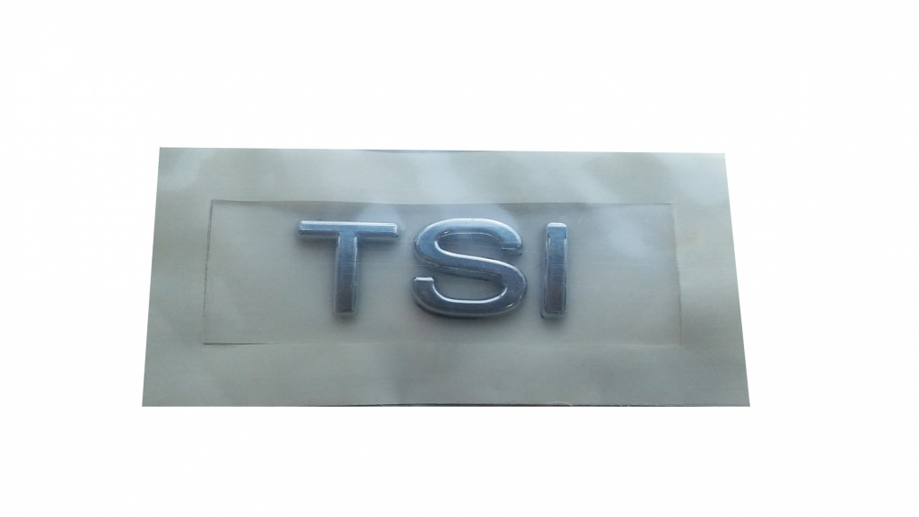 VOLKSWAGEN TSİ DÜZ ARKA BAGAJ YAZISI KÜÇÜK - resim 1